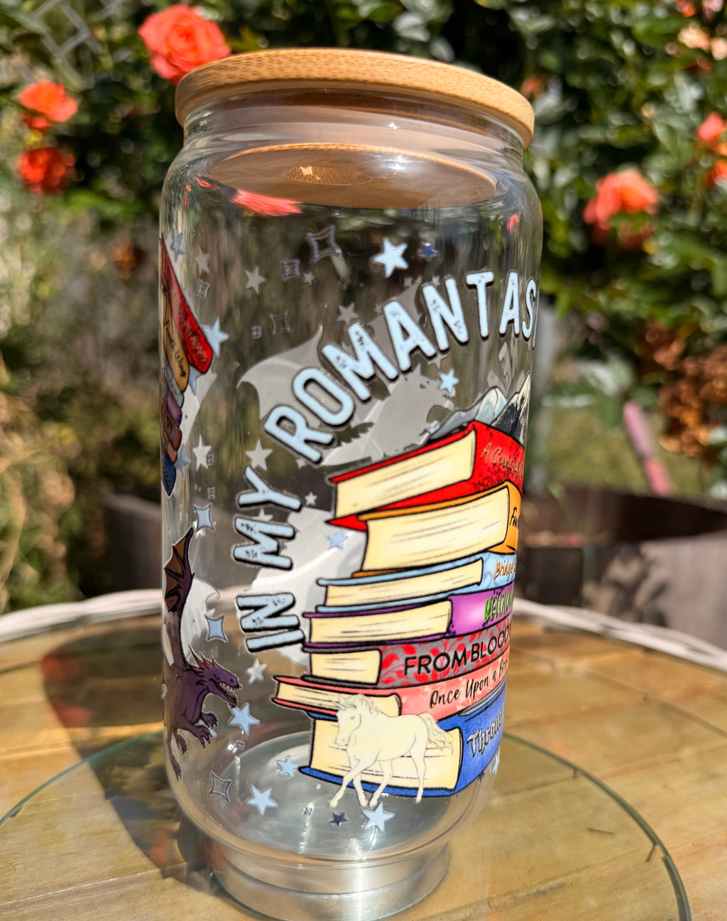 Romantasy Era 16oz Glass Cup