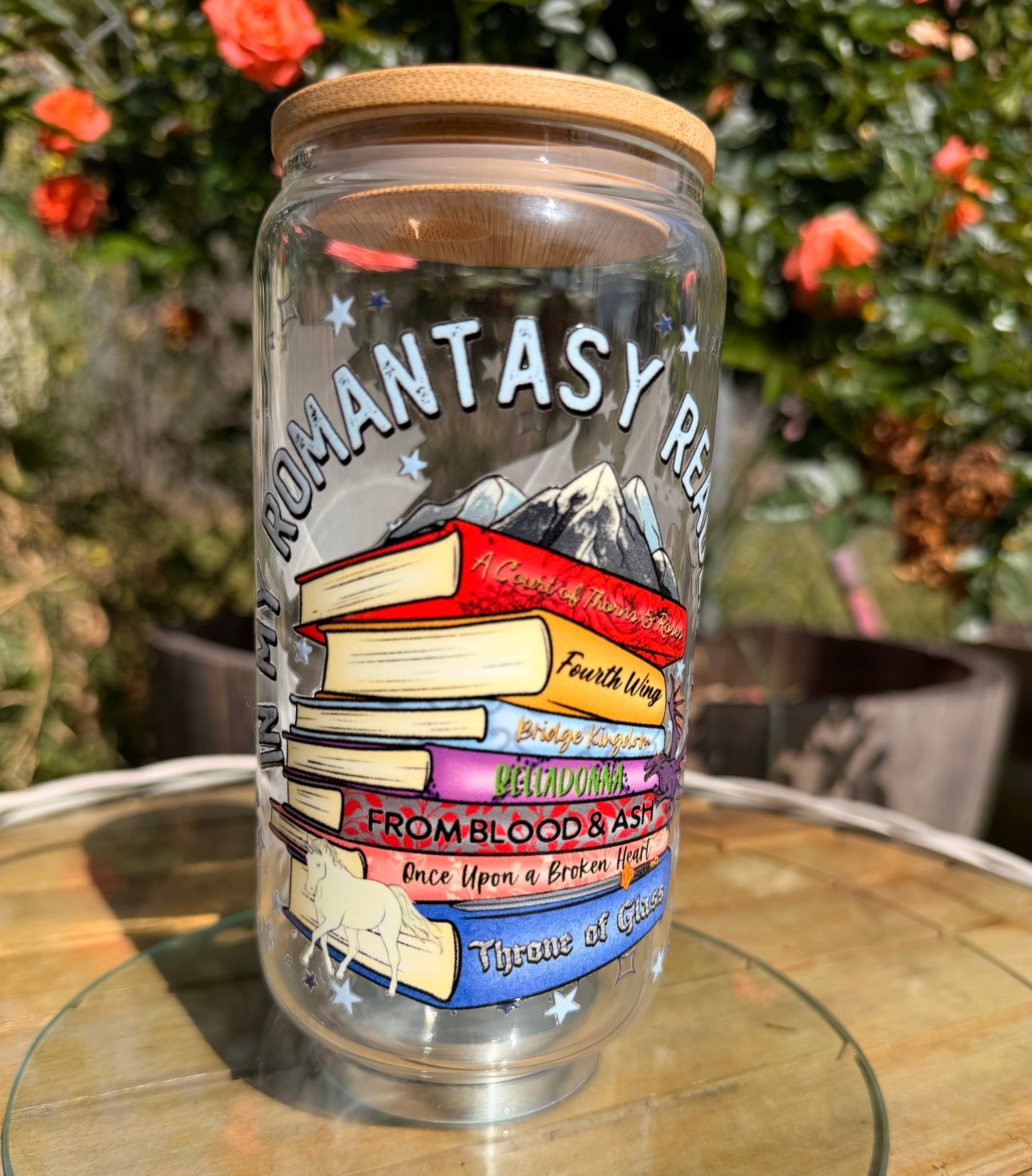 Romantasy Era 16oz Glass Cup